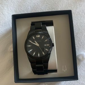 BULOVA Black Carbon Fiber Dial Men's Watch